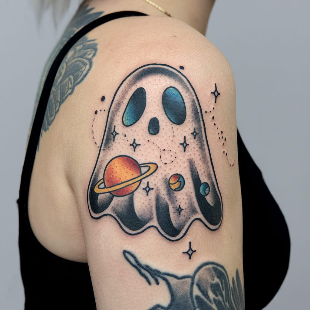 Cosmic Ghost with Planets