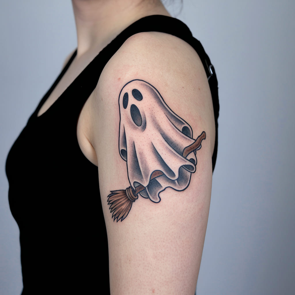 Ghost on a Broomstick