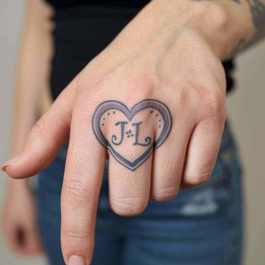 Heart with Initials