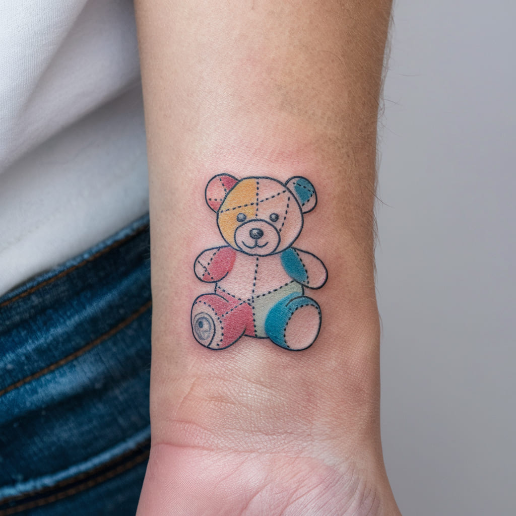 Patchwork Teddy Bear