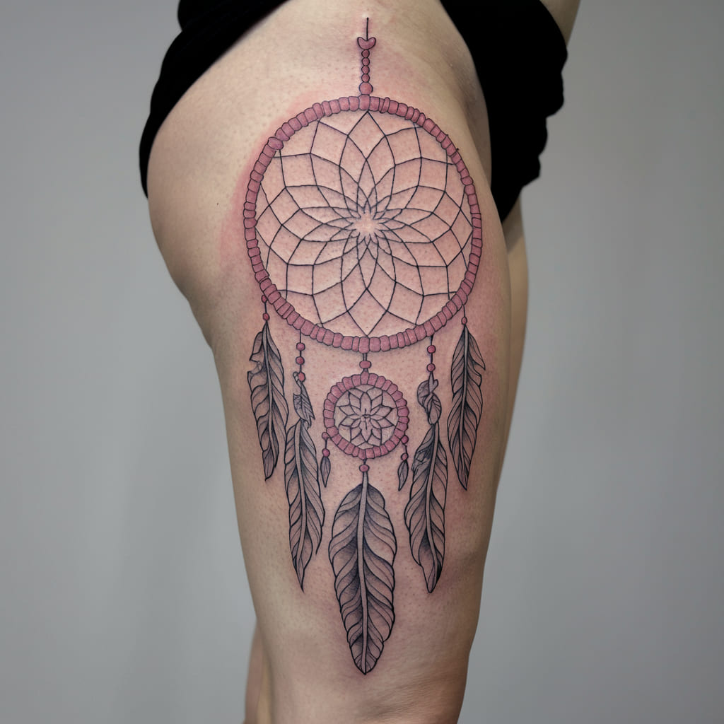 Pink Dreamcatcher for Protection