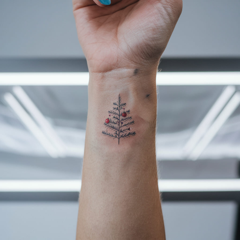 Tiny Tree with Ornaments