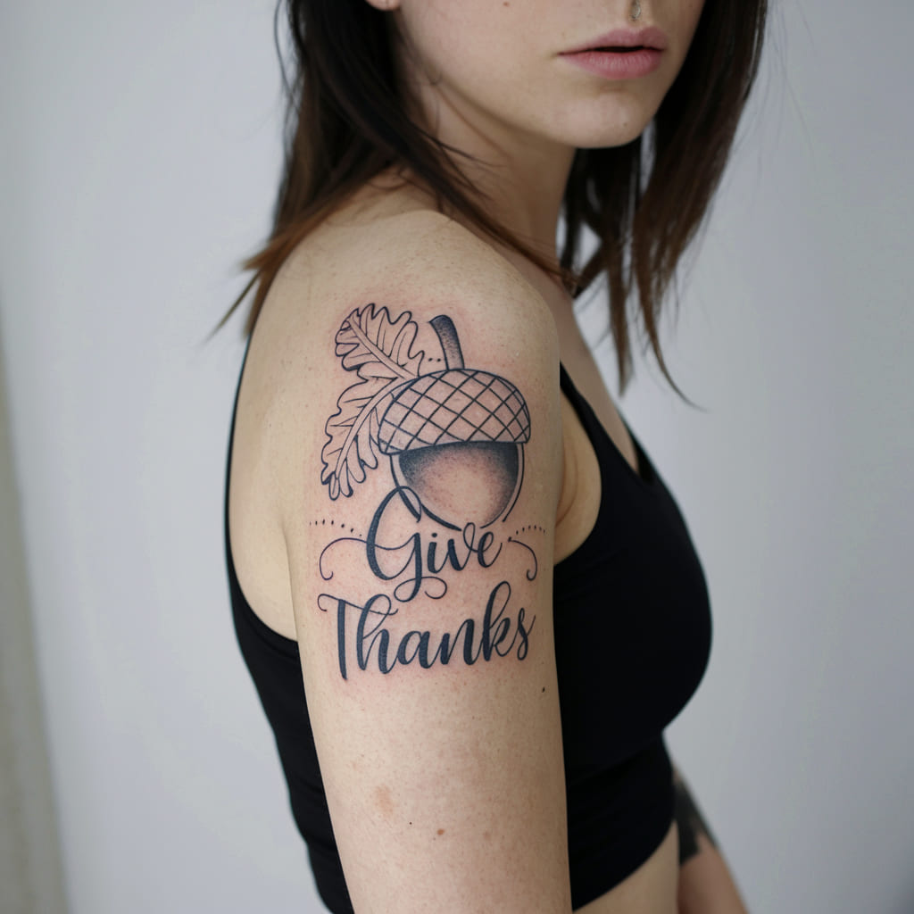 Acorn Tattoo