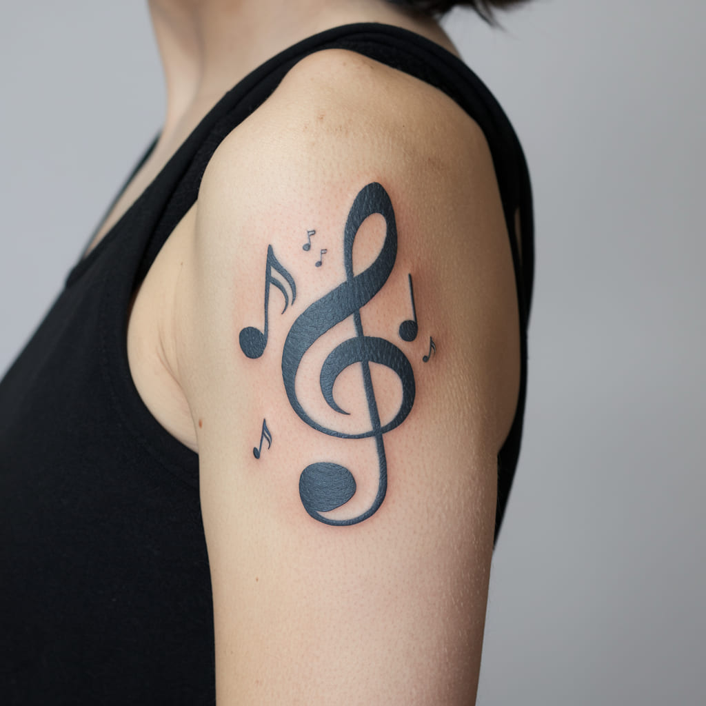 Cheerful Music Notes