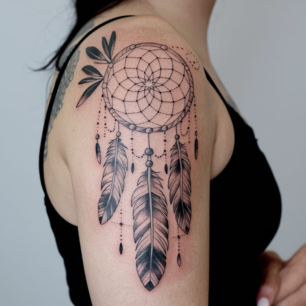 Feathered Dreamcatcher Ink