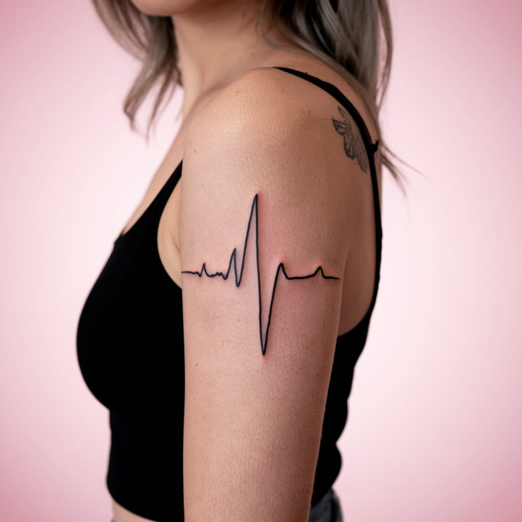 Heartbeat Line Ink