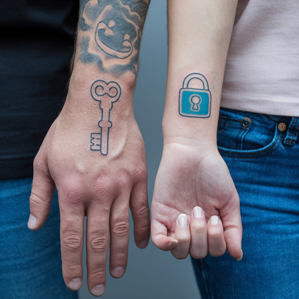 Lock and Key Tattoos