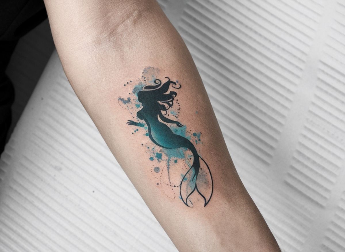 18 Modern Abstract Mermaid Tattoo Ideas That Are Artistic and Unique