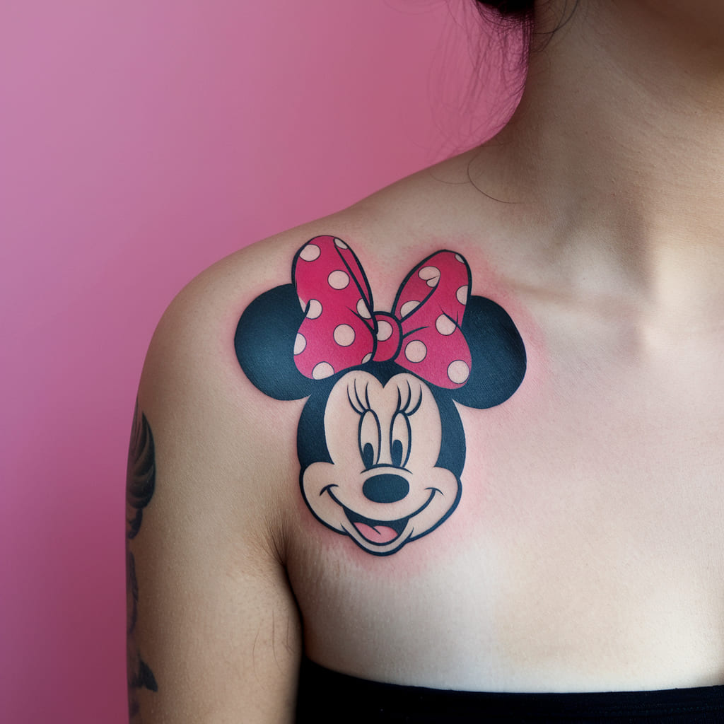 Minnie Mouse with Polka Dots