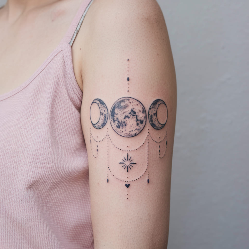 Moon Phase Tattoo