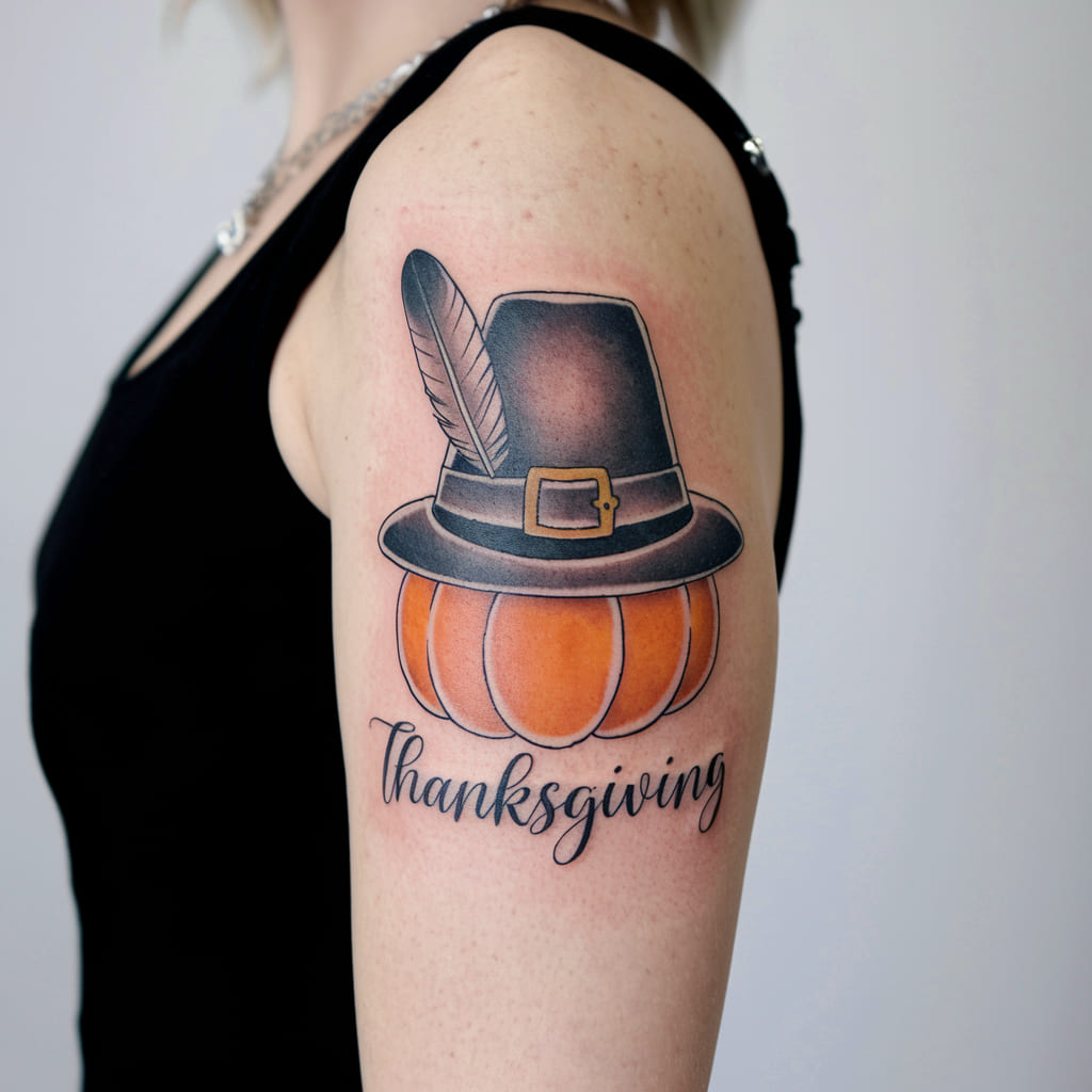 Pilgrim Hat Tattoo