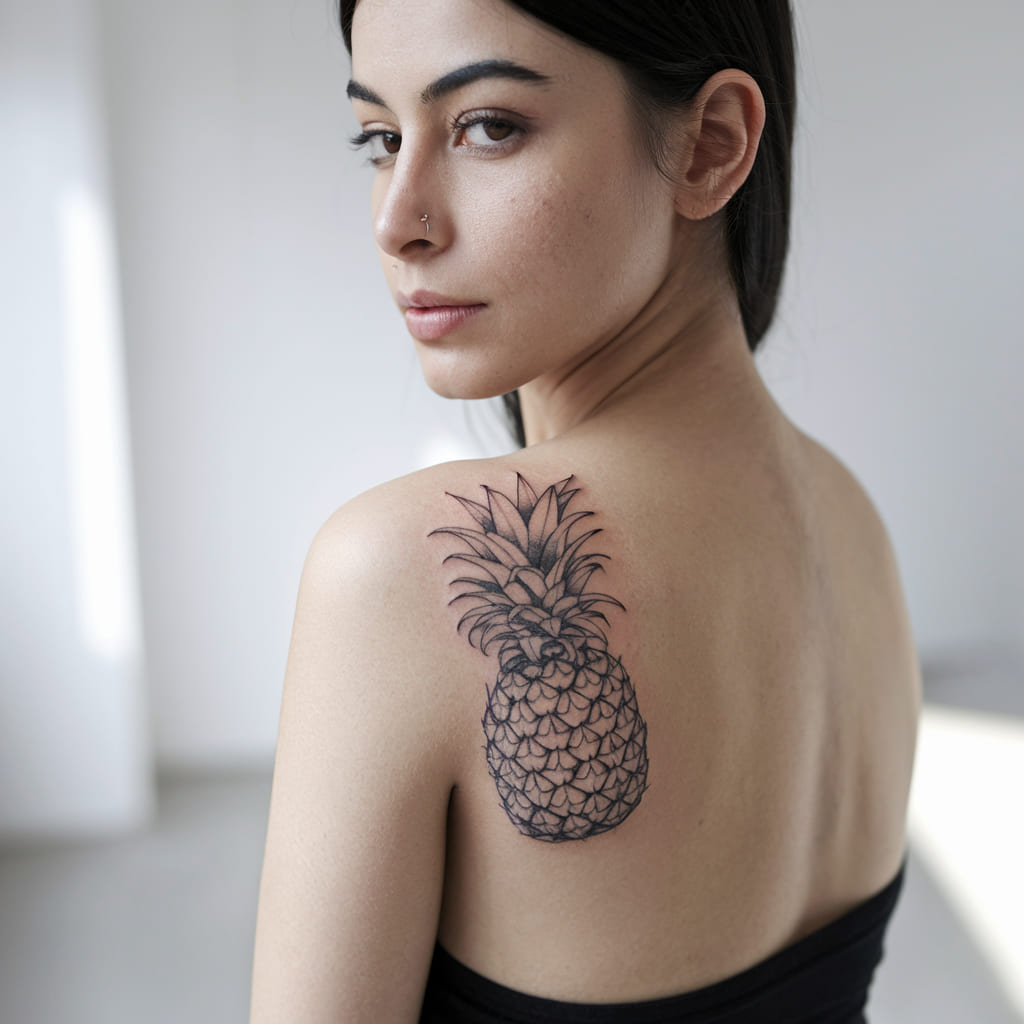 Pineapple on the Shoulder Blade