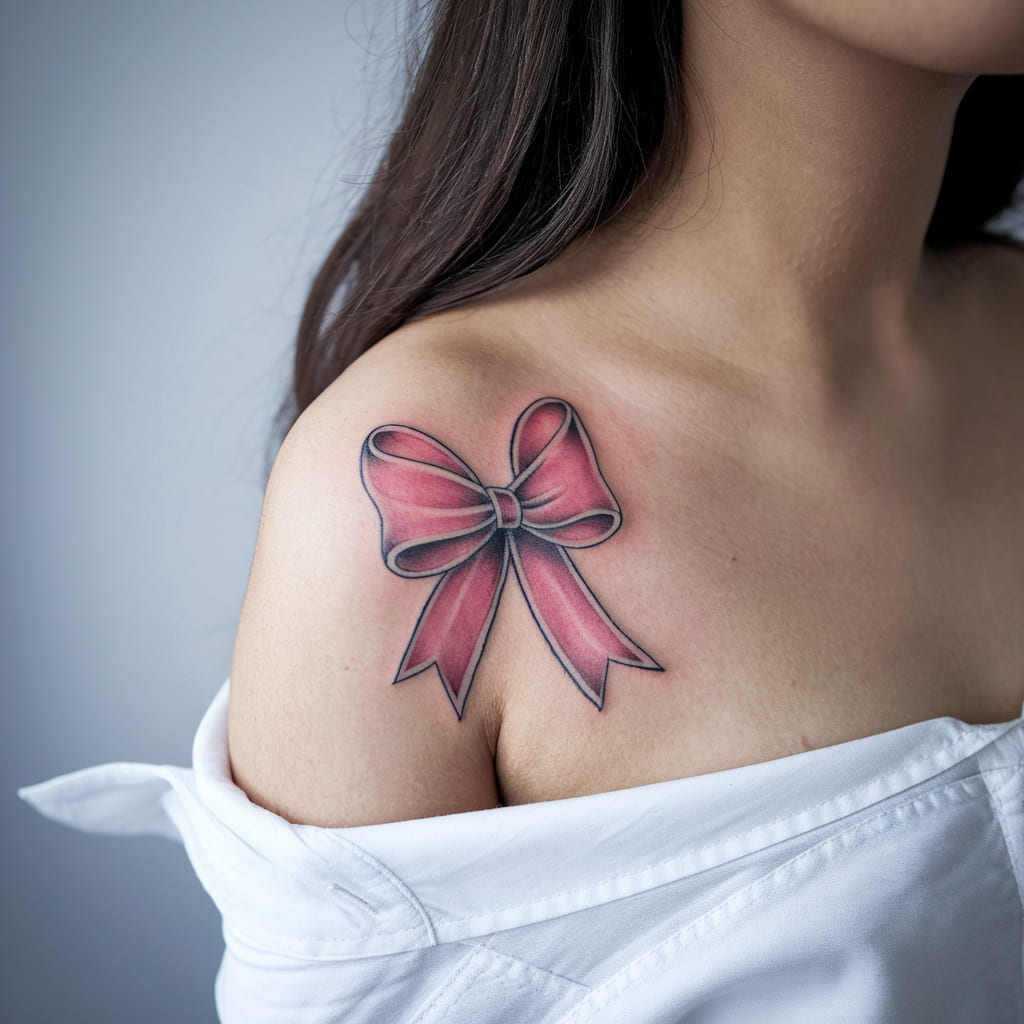 Pink Ribbon Bow