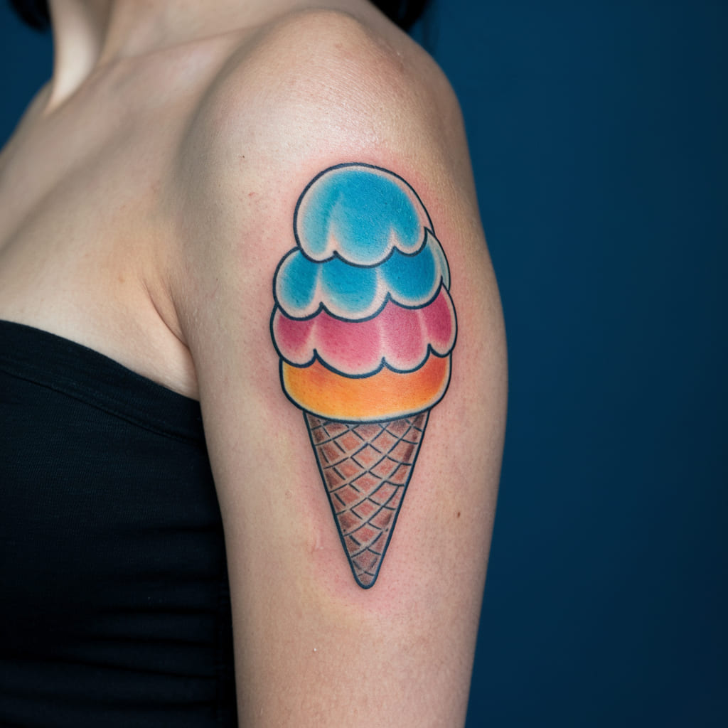 Playful Ice Cream Cones