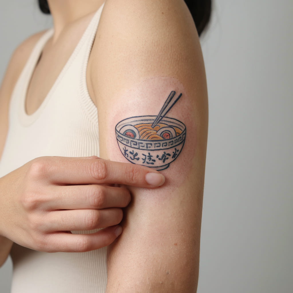 Ramen Bowl on the Arm