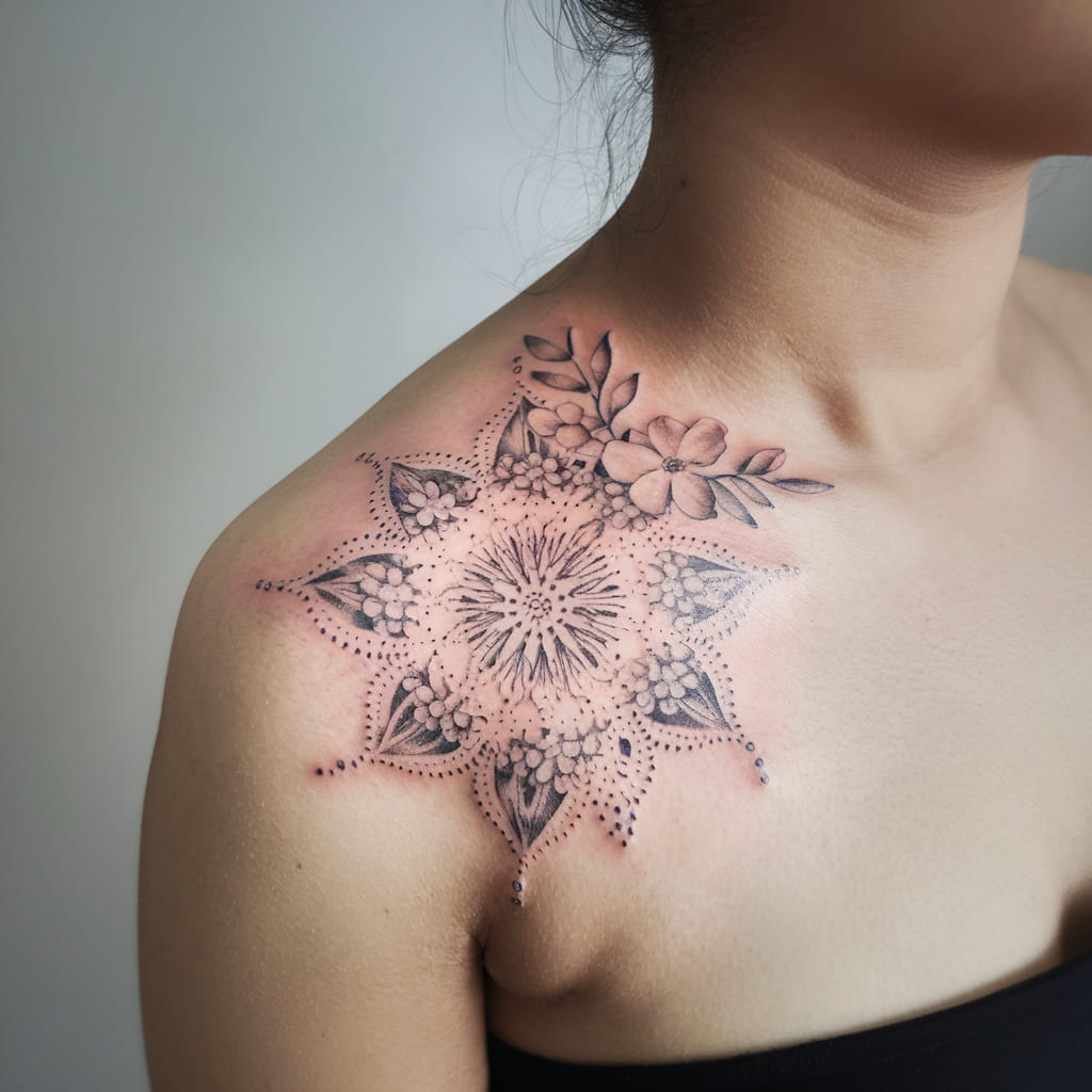 Soft Floral Mandala