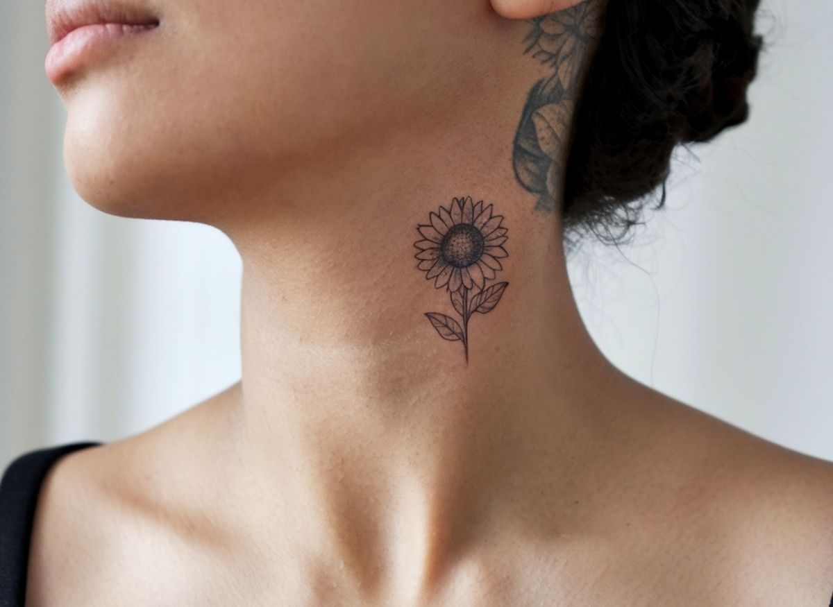 20 Adorable Small Sunflower Tattoos With a Touch of Sunshine