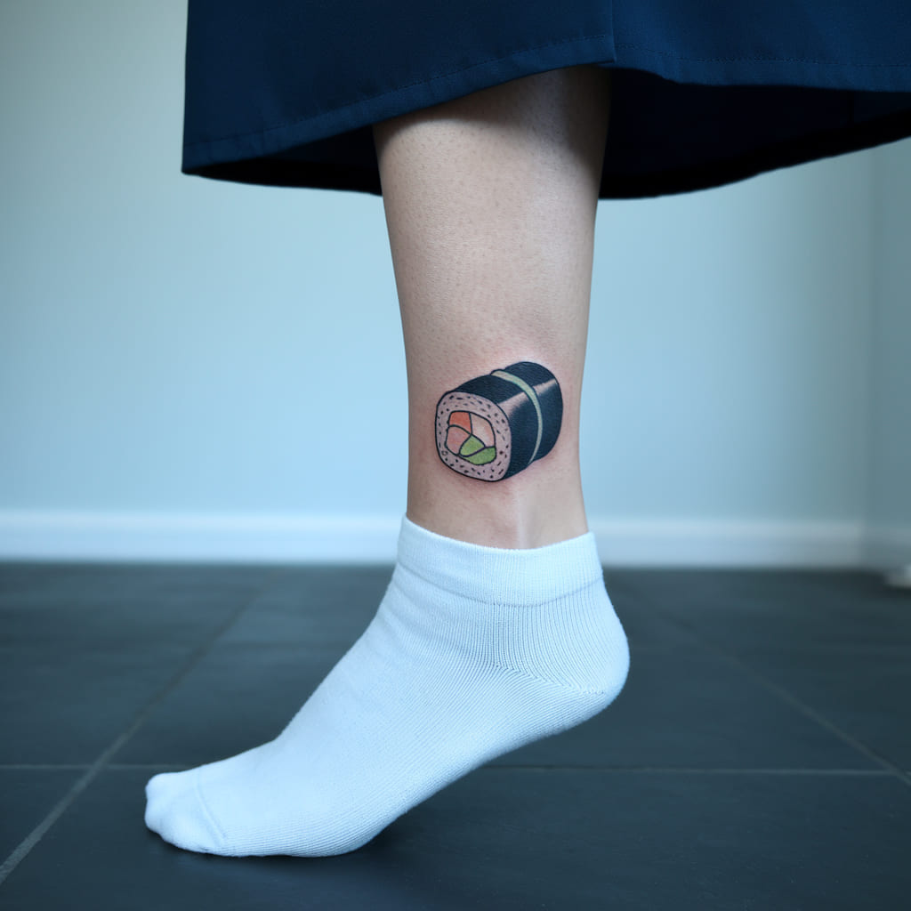 Sushi Roll on the Ankle