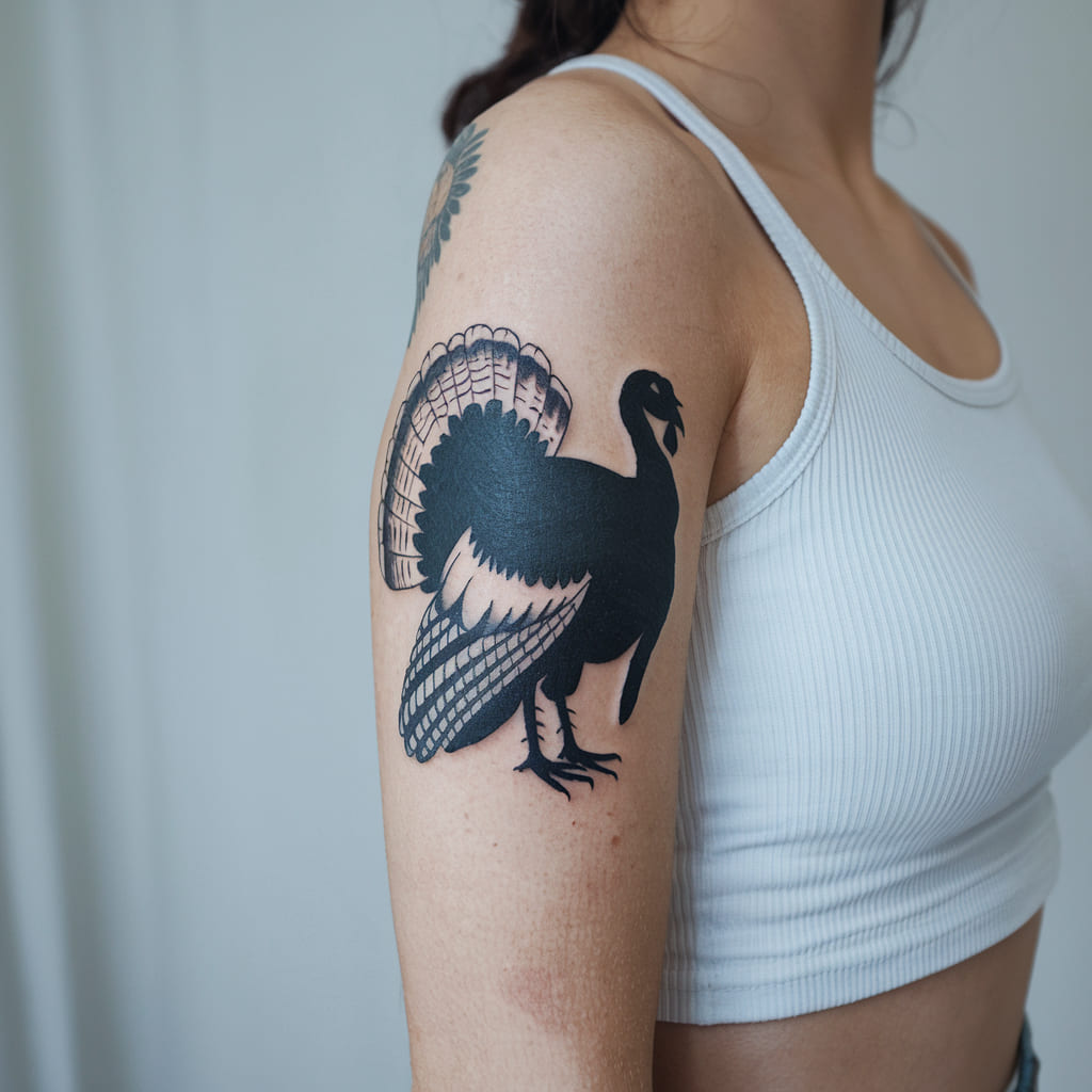 Turkey Silhouette Tattoo